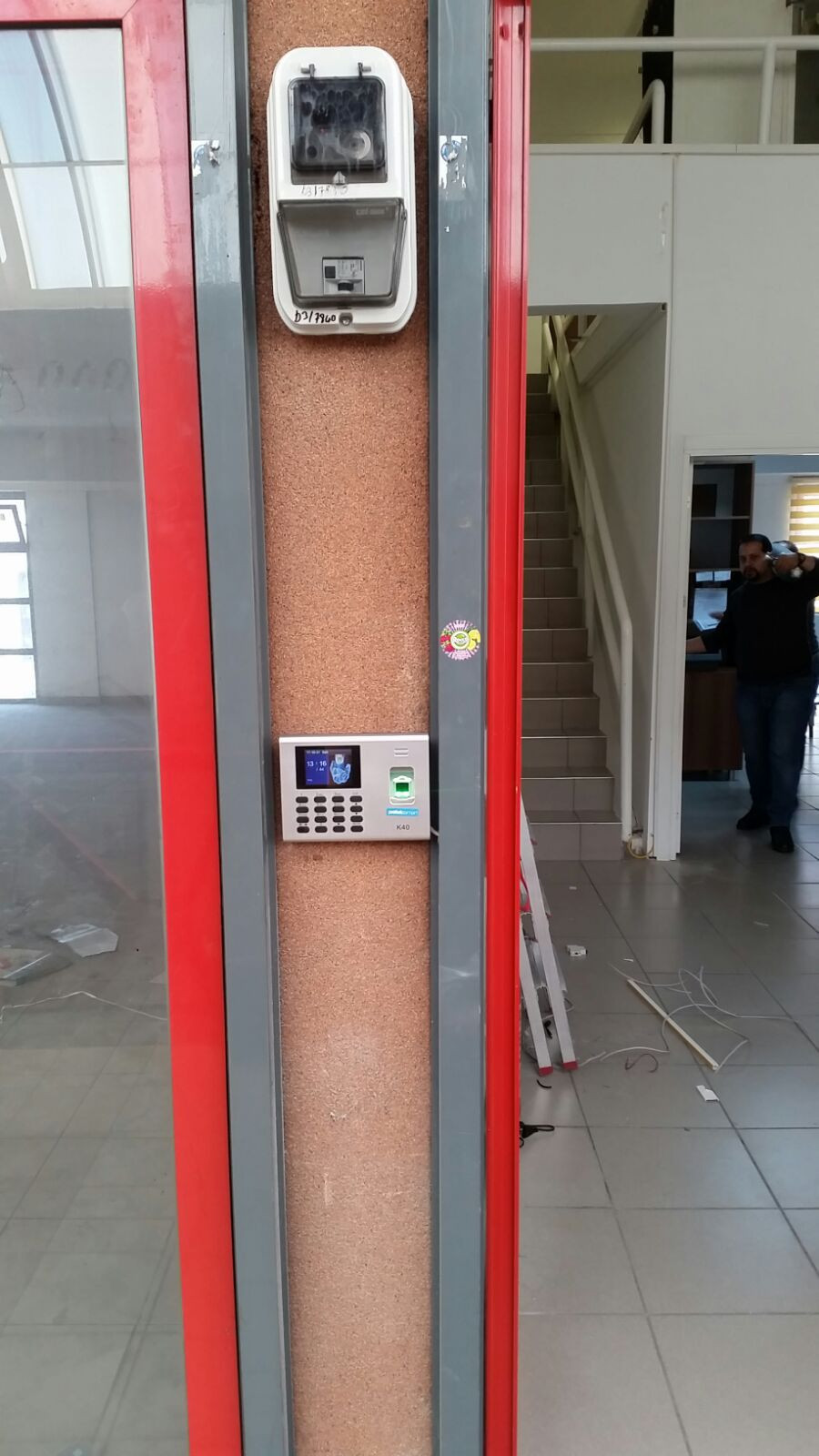 K40-ID Parmak İzi Okuyucu Montaj Görüntüleri